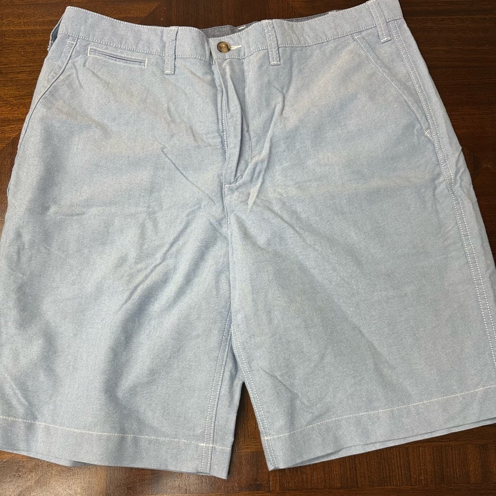 Polo by Ralph Lauren Light Blue Flat Front Shorts